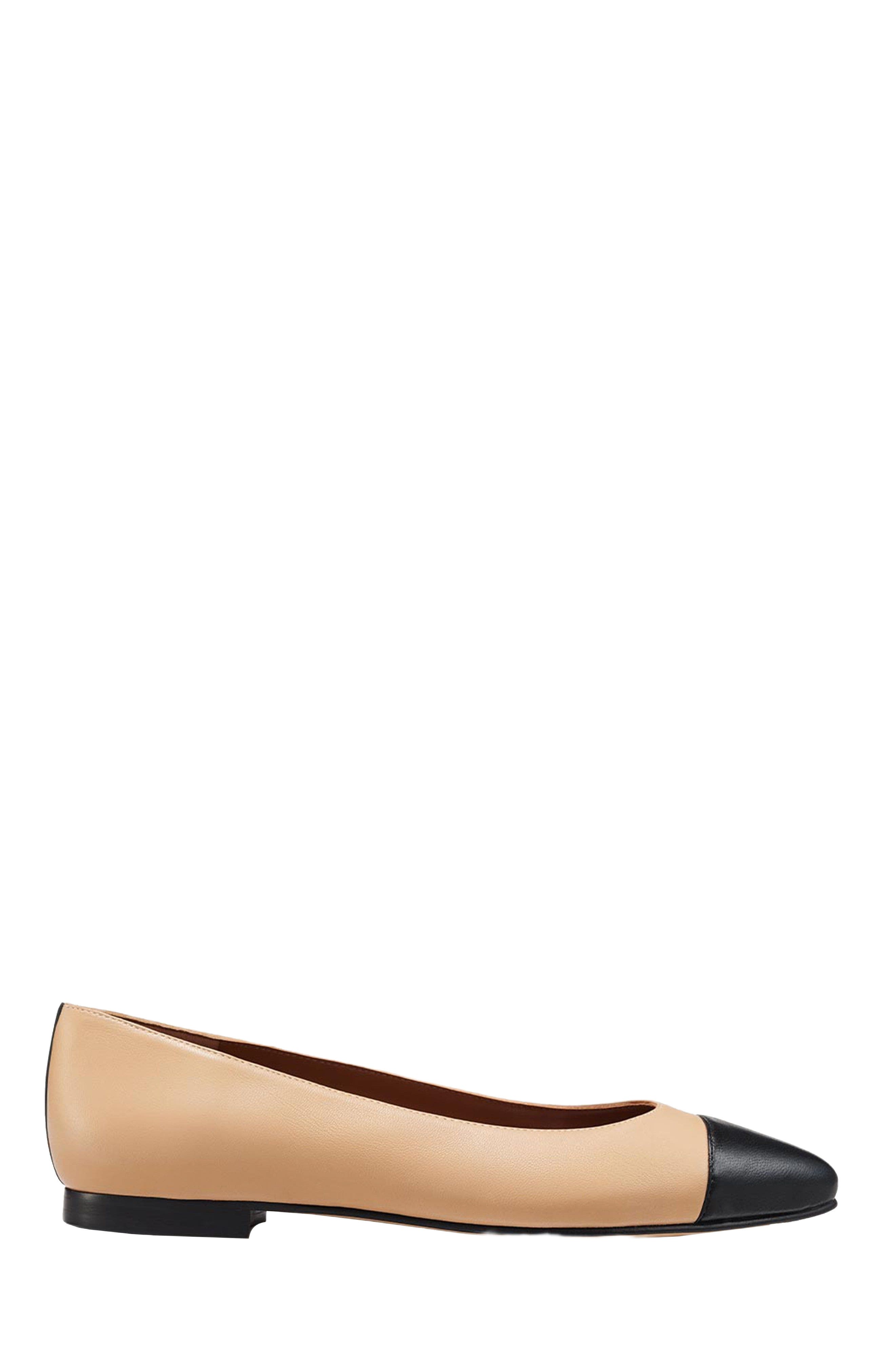 The Cap-Toe Pointe, Main, color, Dune and Black