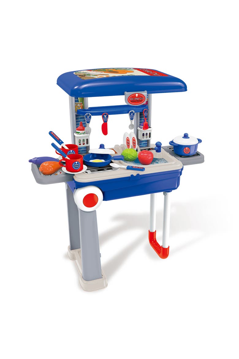 On The Go Carry On Pretend Play Cooking Set, Alternate, color, Multicolored