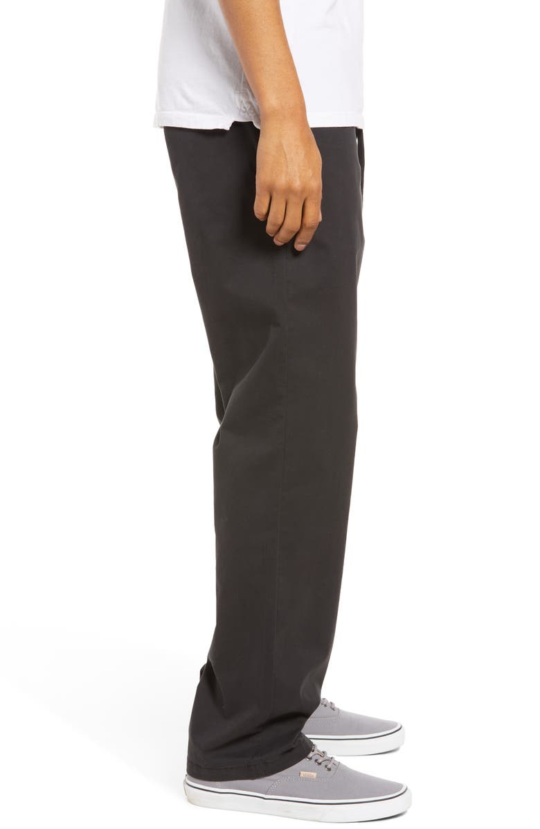 Vans Range Relaxed Elastic Waist Pants, Alternate, color, Black