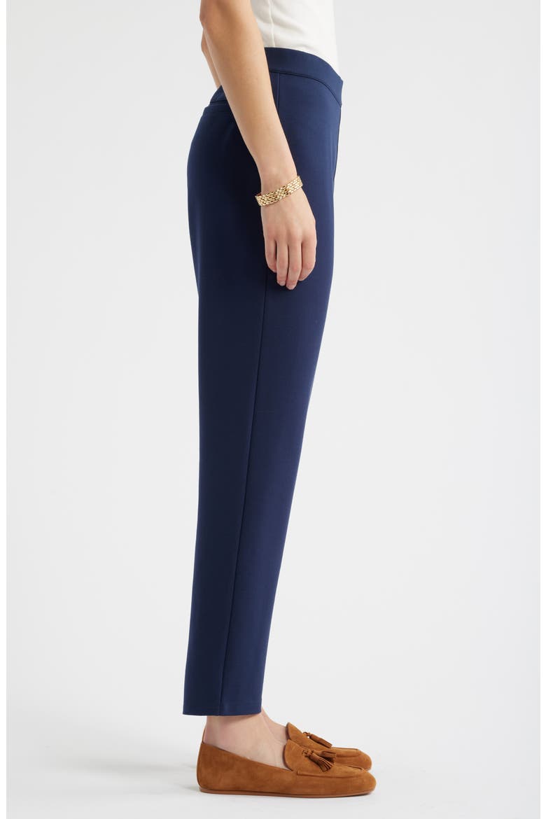 Pull-On Stretch Ponte Skinny Ankle Pants, Alternate, color, NAVY STILL