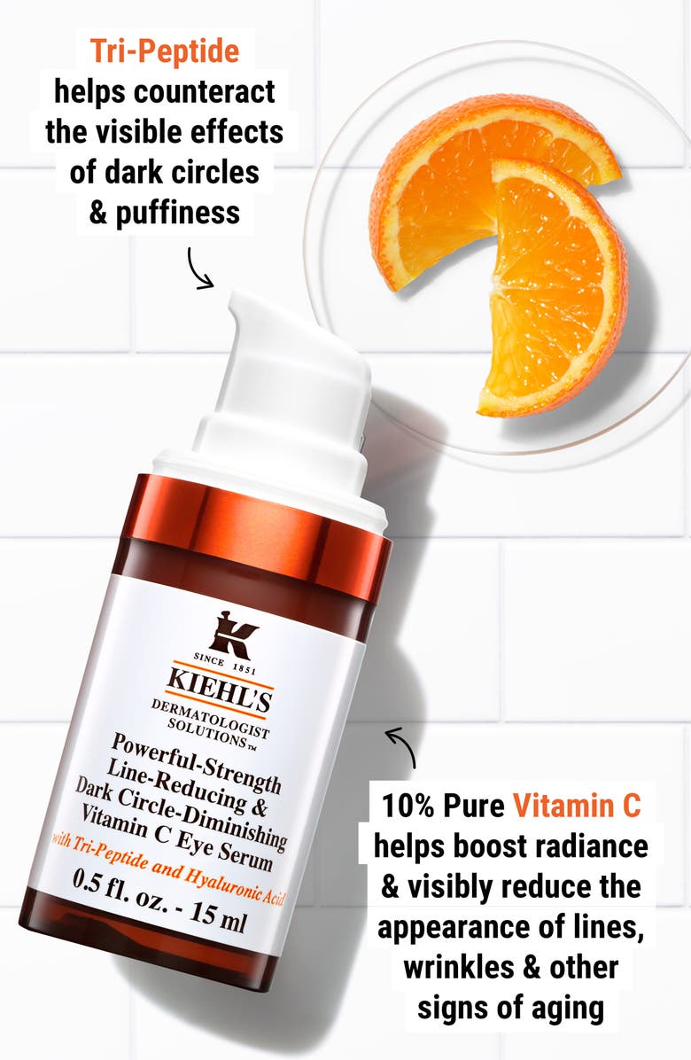 Kiehl's Since 1851 Powerful-Strength Dark Circle Reducing Vitamin C Eye Serum, Alternate, color, 
