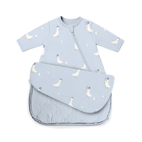 Gunamuna Babies'  Long Sleeve Transitional Swaddle Sleep Bag, 0.5 Tog In Baseball Goose