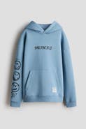 H&M Brushed-Inside Printed Hoodie