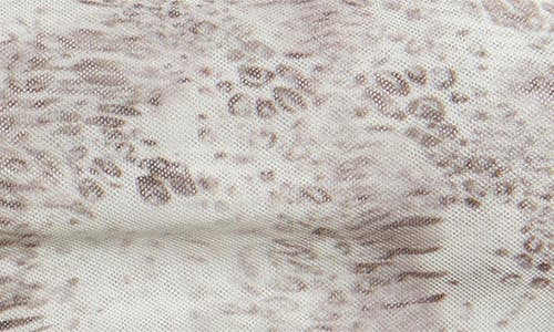 Open Edit Mesh Bell Sleeve Top In Gray