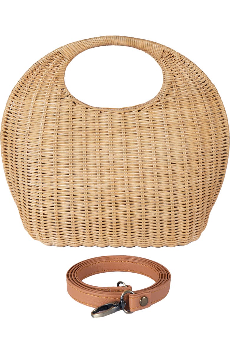 Jelavu Aida Rattan Handbag, Alternate, color,