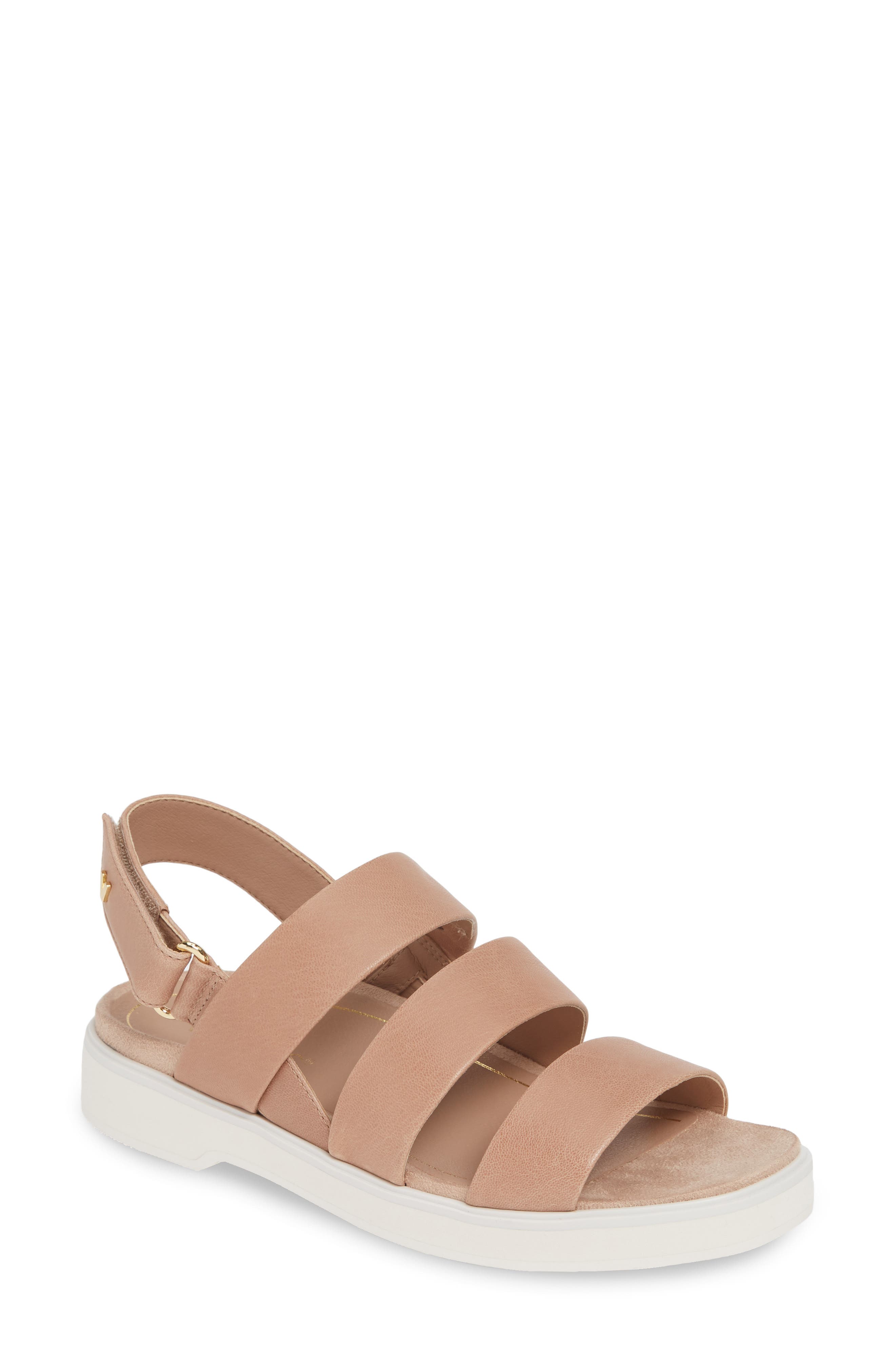 Vionic Keomi Sandal, Main, color, TAN LEATHER