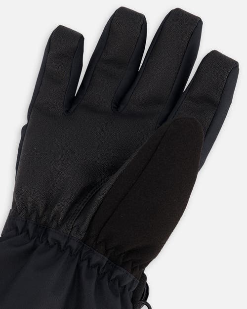 Deux Par Deux Kids Gender Inclusive Winter Mittens Teknik In Black