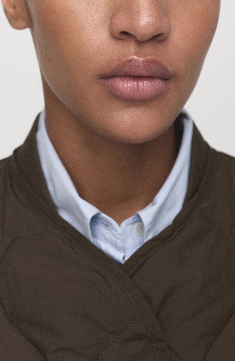 MANGO Quilted Anorak, Alternate, color, 