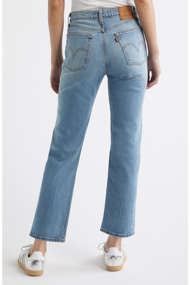 Wedgie High Waist Straight Leg Jeans, Alternate, color, PATINA FOREVER WEDGIE