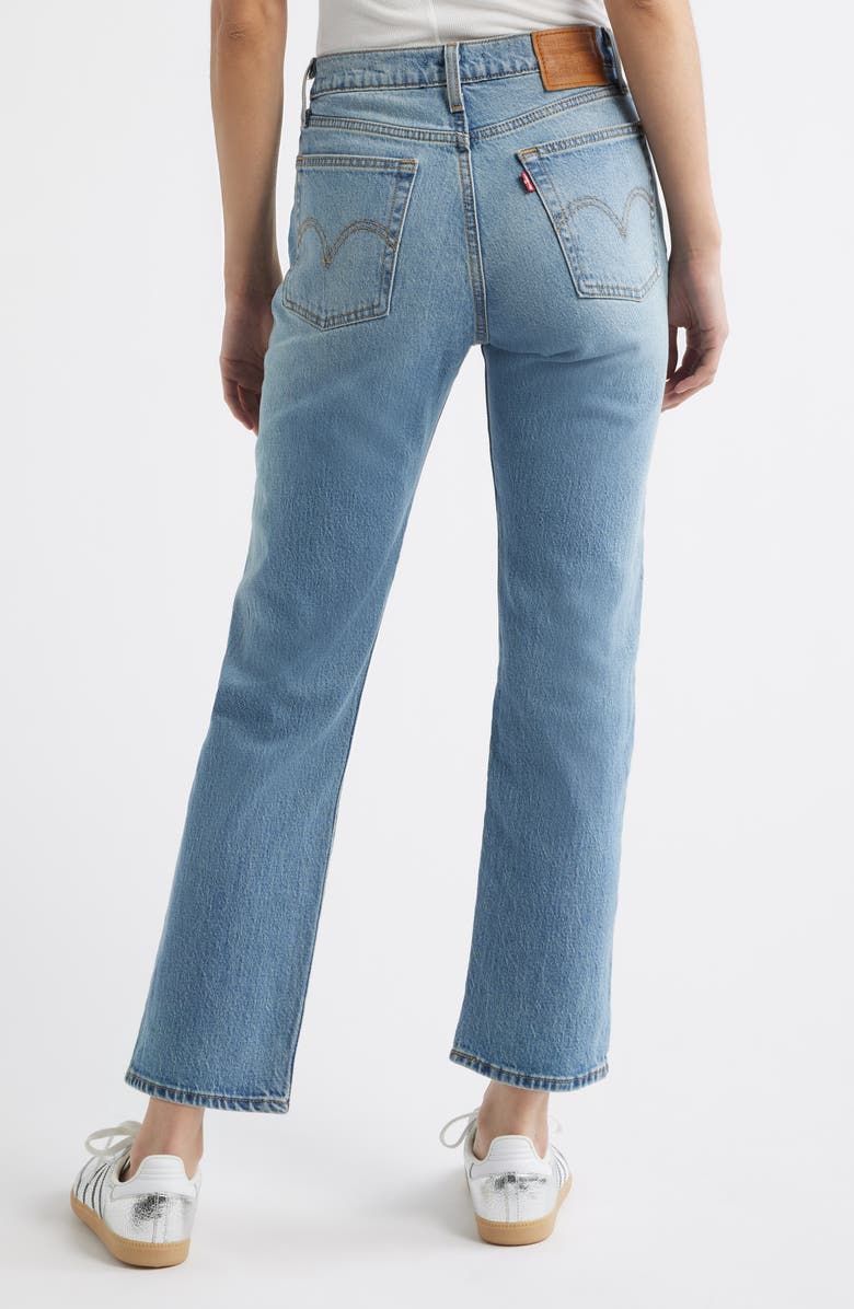 Levi's Wedgie High Waist Straight Leg Jeans, Alternate, color, Patina Forever Wedgie