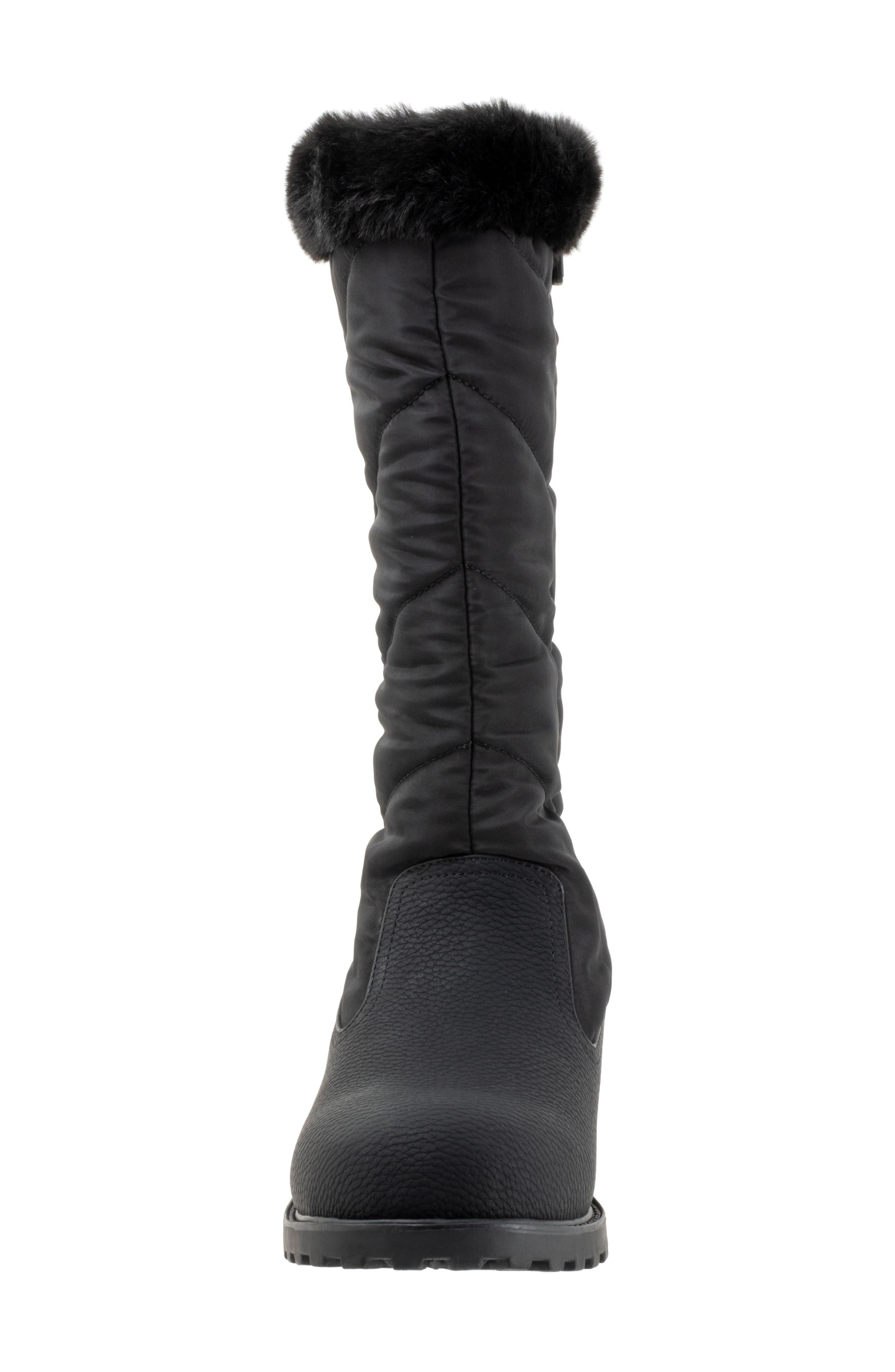 Trotters Benji 3.0 Faux Fur Water Resistant Boot, Alternate, color, 