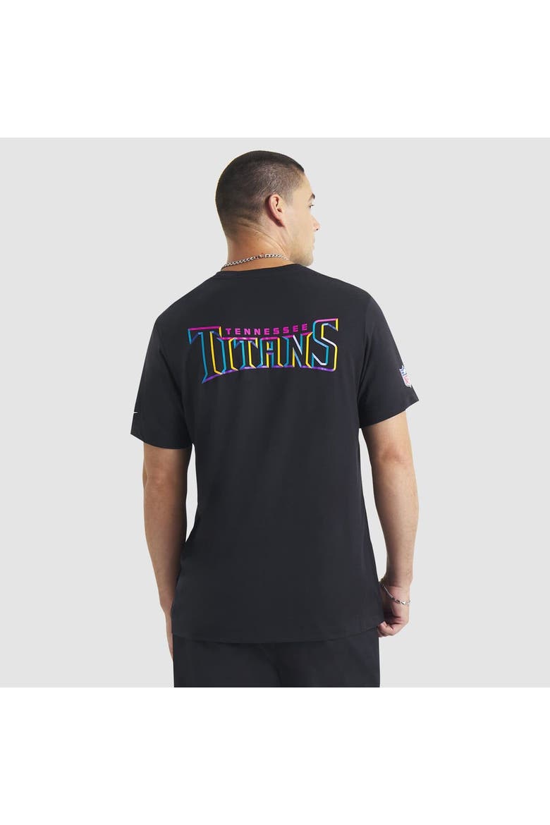 Men's Nike Black Tennessee Titans 2025 NFL Crucial Catch Tri-Blend Dri-FIT T-Shirt, Alternate, color, Black