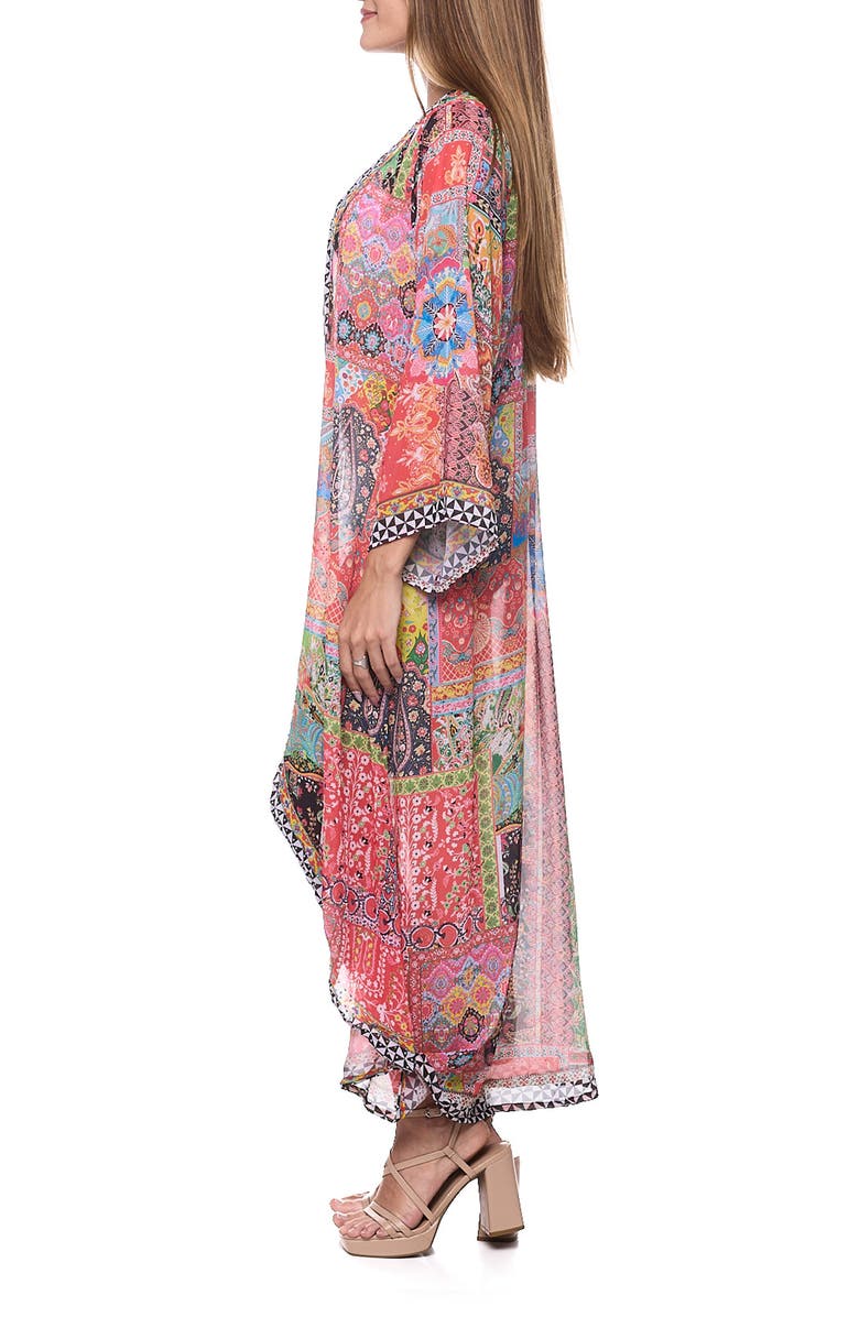 RANEES Longline Duster, Alternate, color, Pink
