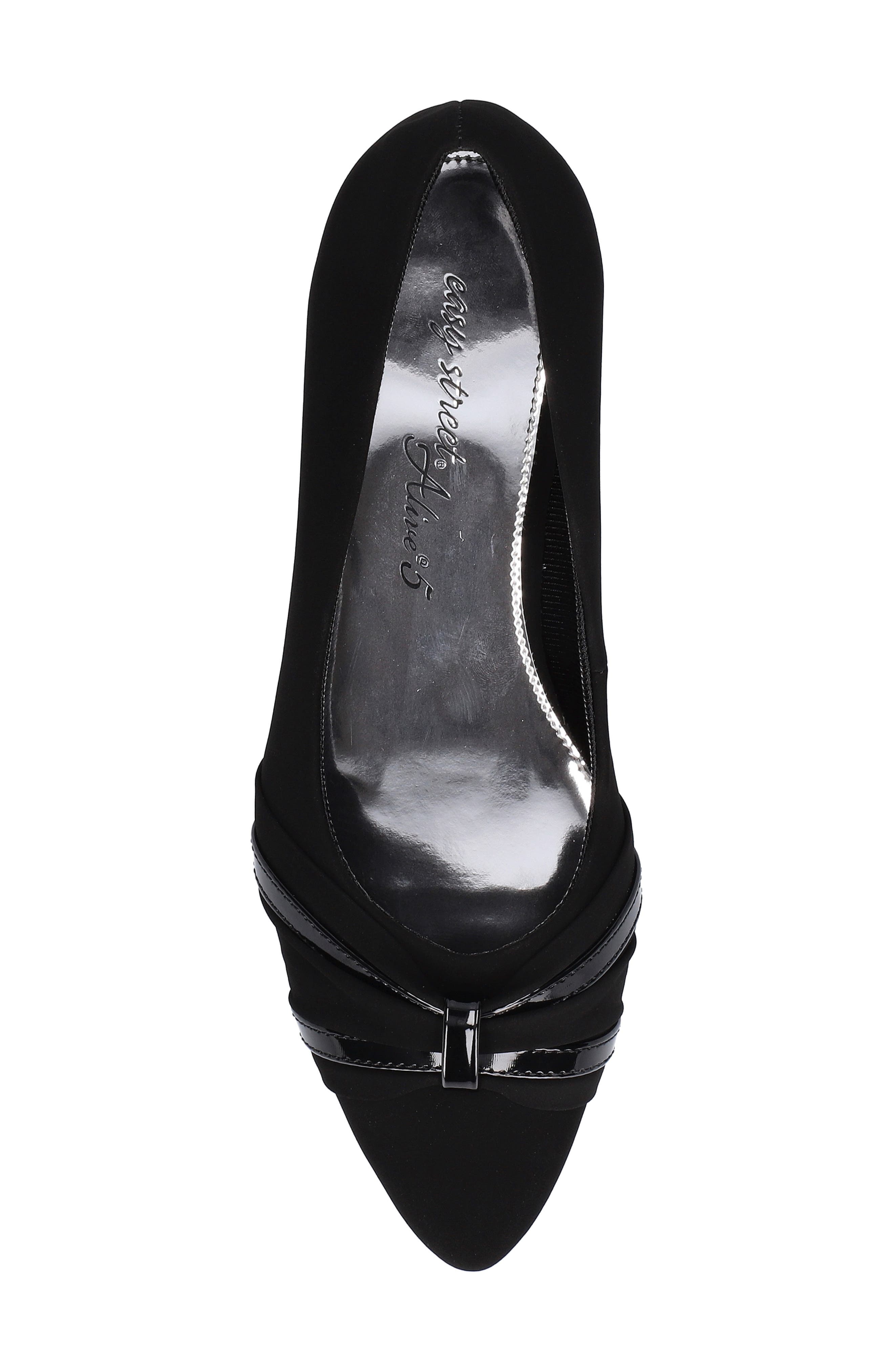 Millie Ruched Pump, Alternate, color, BLACK/ BLACK