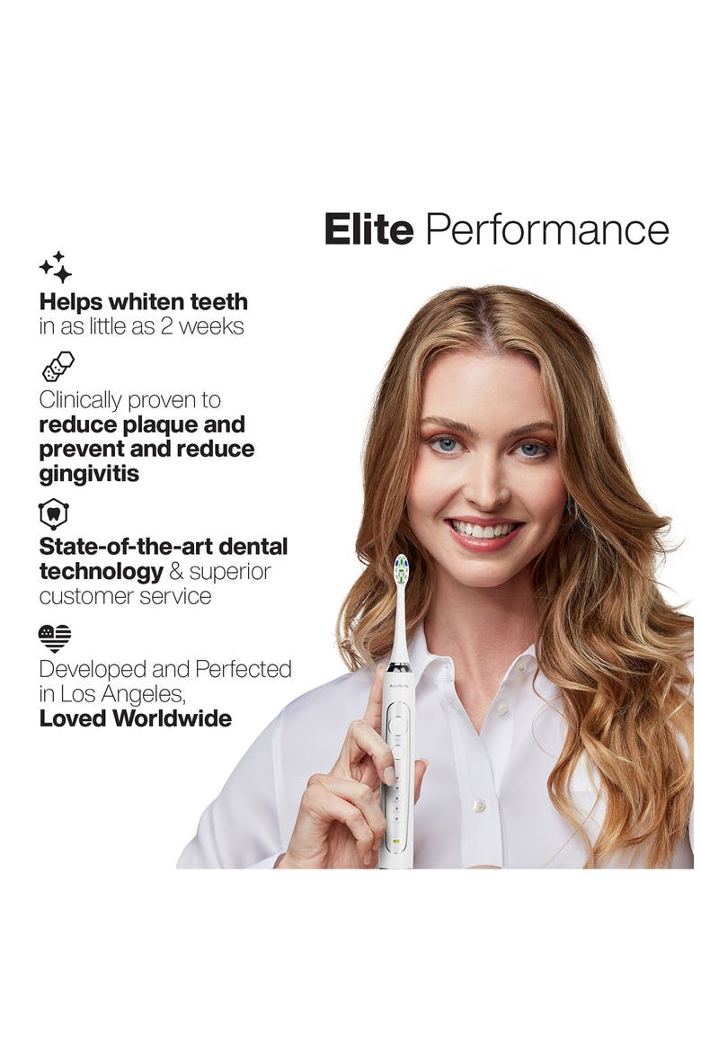 Elite Duo Rechargeable Ultra-Whitening Electric Toothbrush Set - Black & White, Alternate, color, BLACK WHITE