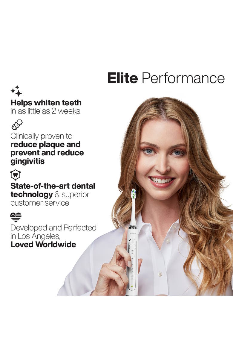 AQUASONIC Elite Duo Ultra-Whitening Toothbrush Set - Black & White, Alternate, color, Black White