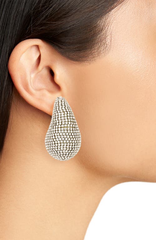Tasha Crystal Pavè Bean Drop Earrings
