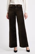 FRAME Le Slim Palazzo Velveteen Pants