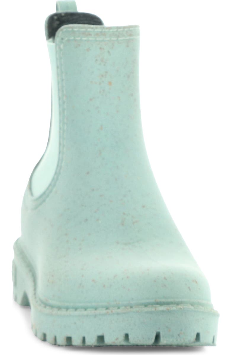 Asportuguesas by Fly London Oak Waterproof Chelsea Boot, Alternate, color, Mint Rubber Cork