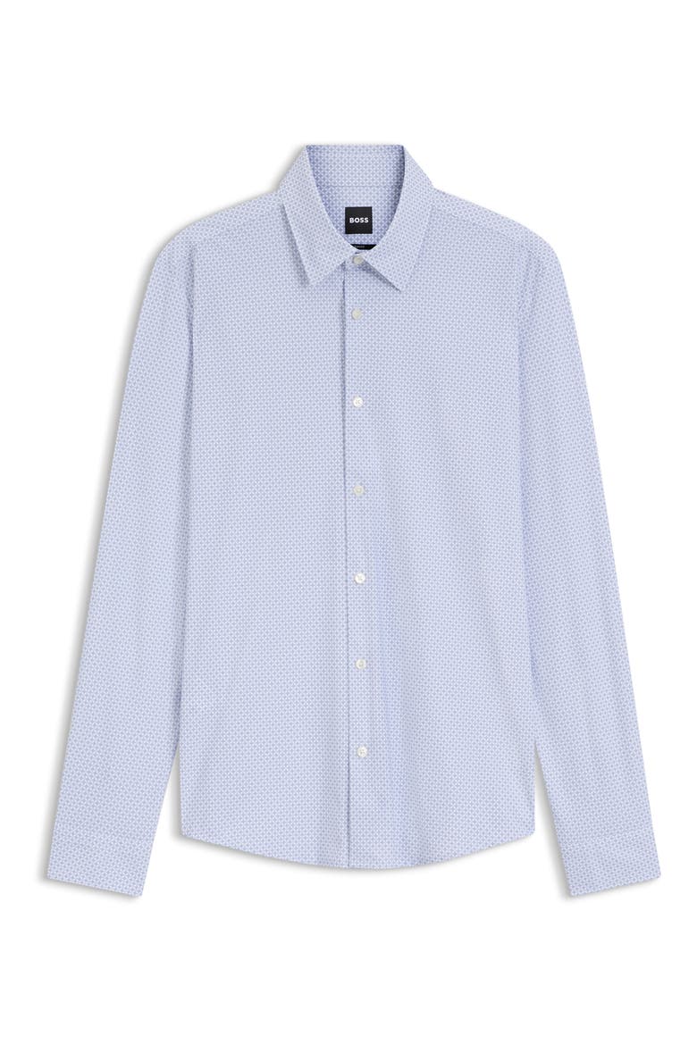 P-Roan-Kent Button-Up Shirt, Main, color, LIGHT PASTEL/ PURPLE