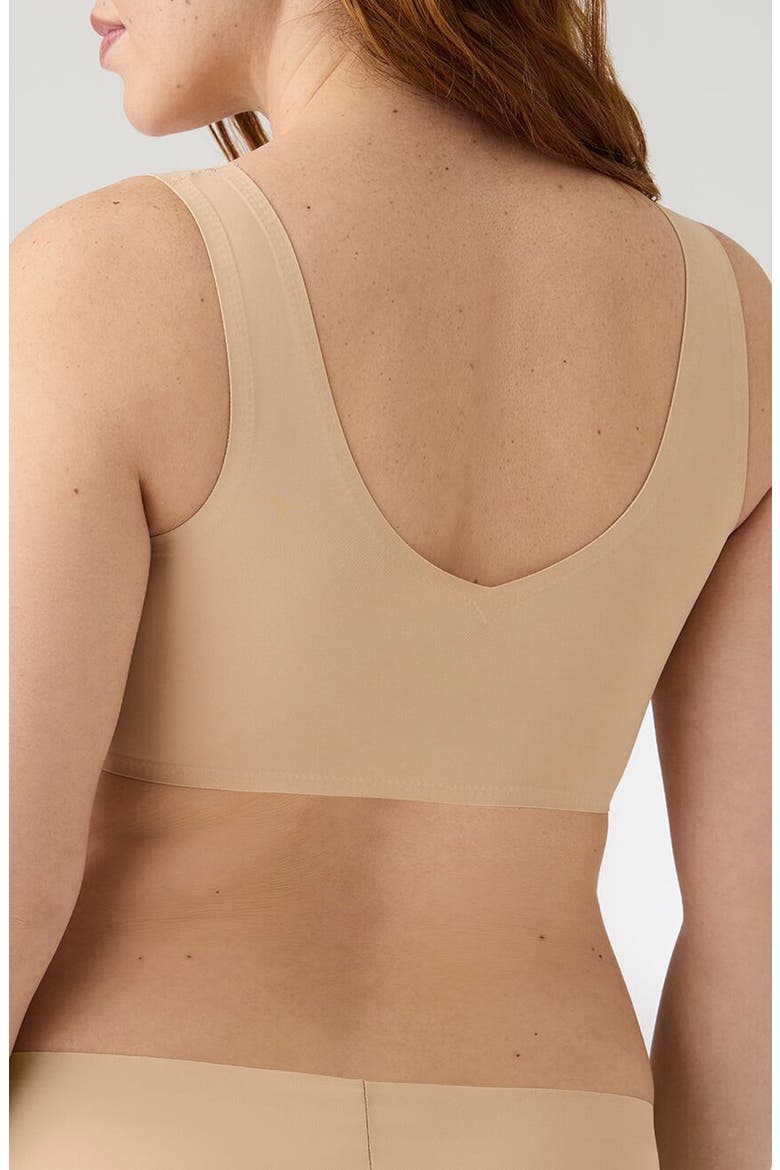 Body Lift V-Neck Bralette, Alternate, color, DESERT