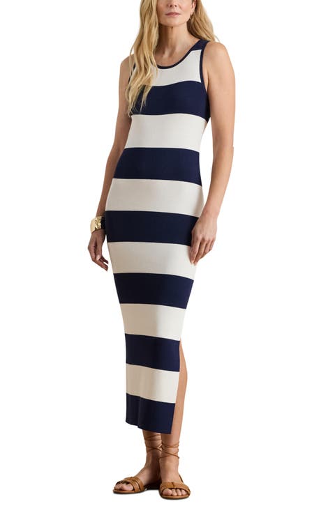Stripe Midi Tank Dress