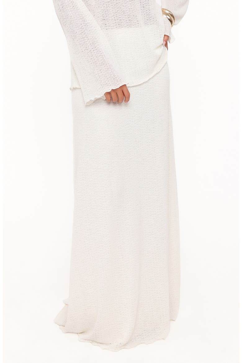 Lune Knit Skirt Set, Alternate, color, CREAM