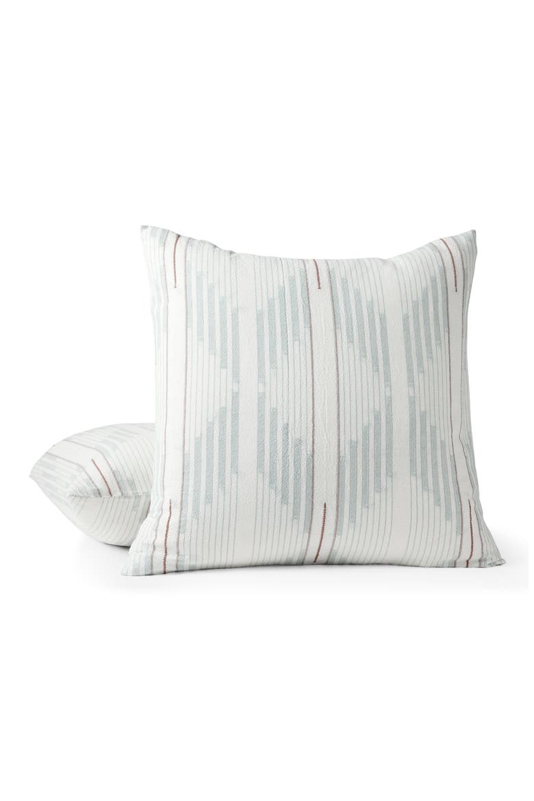 Morelia Jacquard Organic Cotton Accent Pillow Cover, Main, color, WAVE