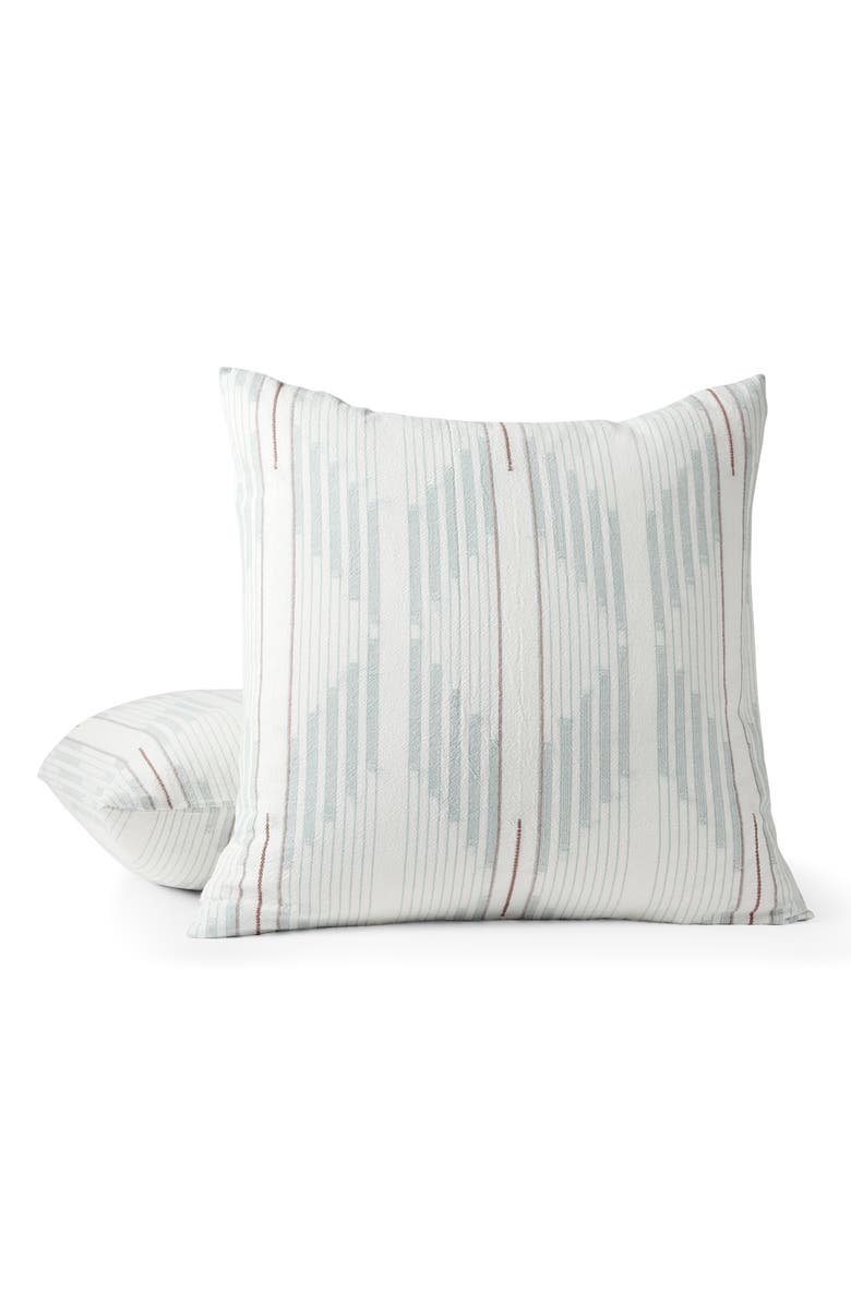 Coyuchi Morelia Jacquard Organic Cotton Accent Pillow Cover, Main, color, Wave