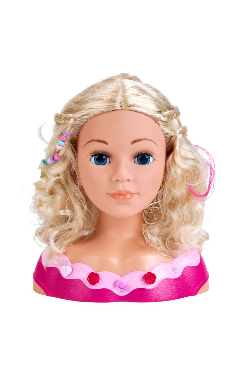 Princess Coralie 11 Inch Hairdressing Head Little Emma, Alternate, color, 