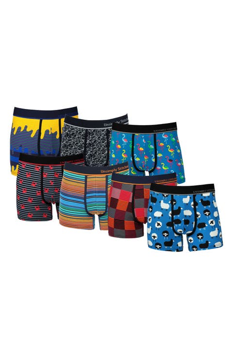 7-Pack Assorted Stretch Cotton Trunks