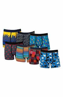 UNSIMPLY STITCHED 7-Pack Assorted Stretch Cotton Trunks