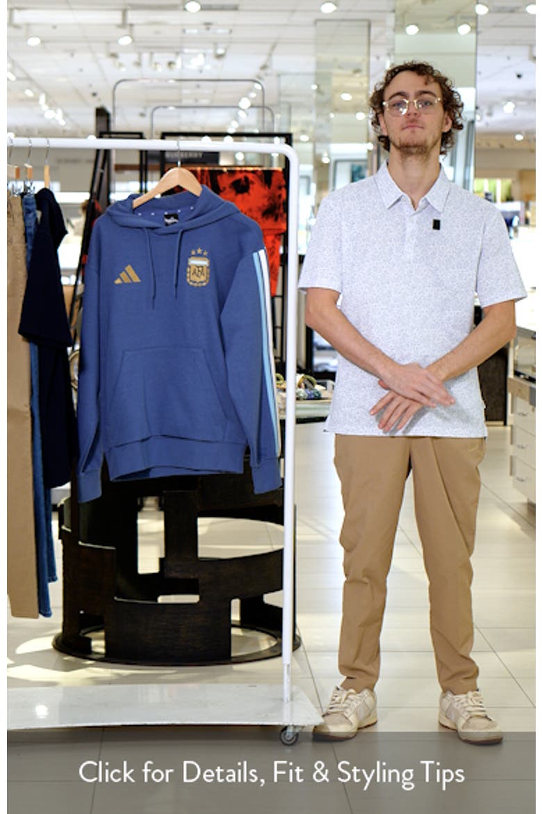 Men's adidas Blue Argentina National Team FIFA x World Cup Alphaskin Fleece Hoodie video