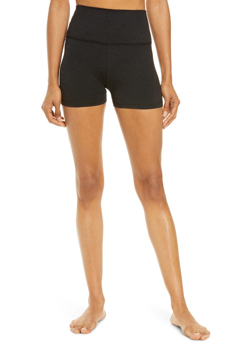 Beyond Yoga All for Run Bike Shorts, Main, color, Darkest Night