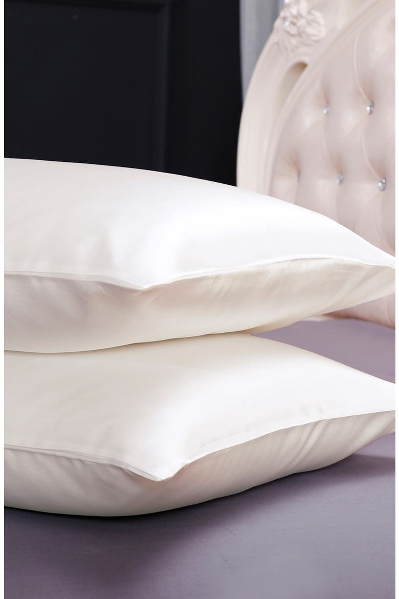 100% Silk Terse Envelope Pillowcase, Alternate, color, Ivory