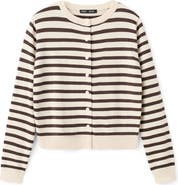 MANGO Stripped Knit Cardigan