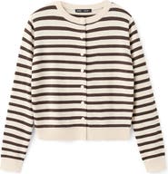 MANGO Stripped Knit Cardigan