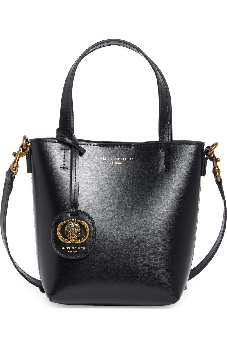 Kurt Geiger London Chelsea Small Shopper Tote Bag with Pouch, Main, color, Black