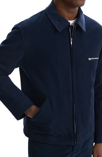 Theory Cotton Zip-Up Hoodie | Neiman Marcus