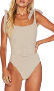Beach Riot Sydney Belted One-Piece Swimsuit