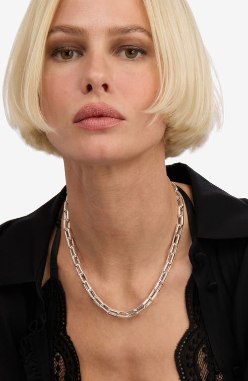 Melinda Maria Lil Frankie Chain Necklace In Silver