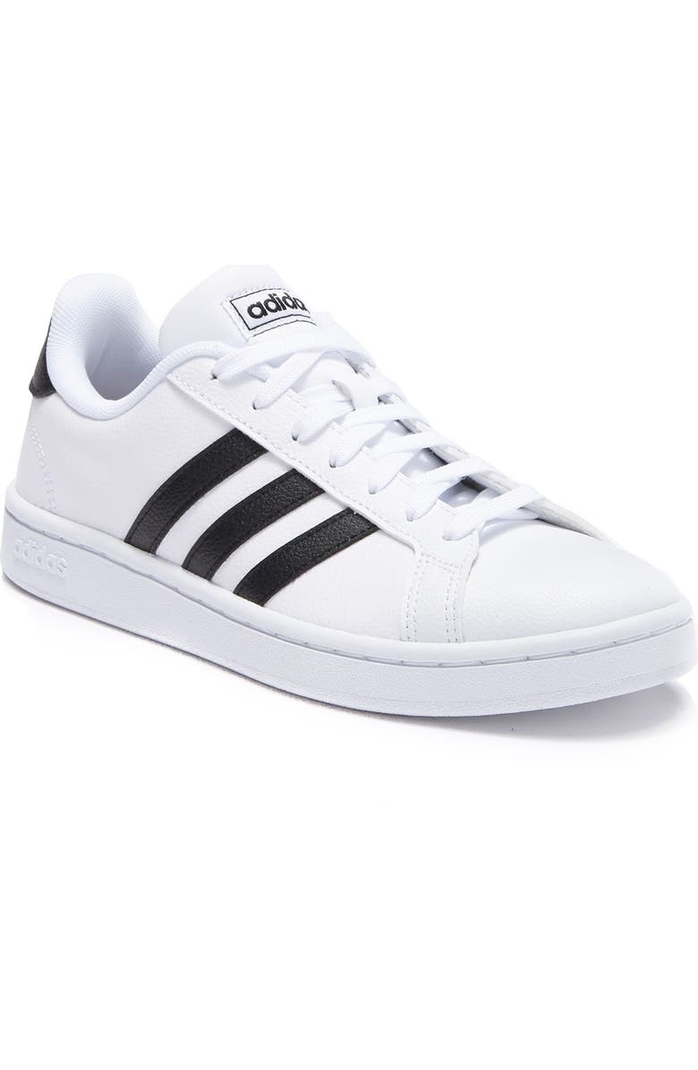 adidas Grand Court Lace-Up Sneaker, Main, color,