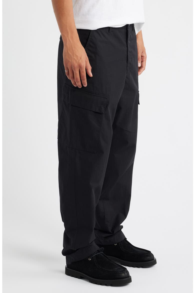 Ghost Cotton Cargo Pants, Alternate, color, V0029 BLACK
