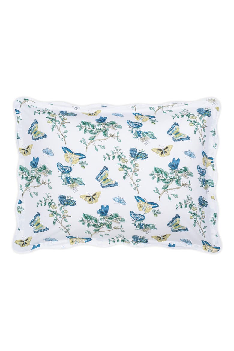Baudin Butterfly Sham, Main, color, PRUSSIAN BLUE