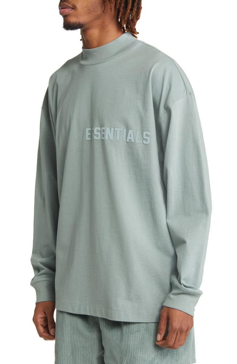 Fear of God Essentials Long Sleeve Cotton Graphic T-Shirt, Alternate, color,
