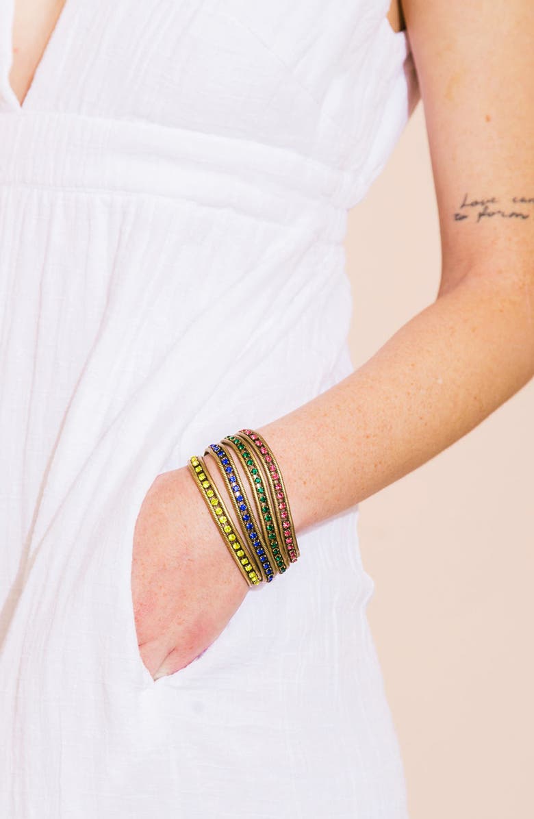 Loren Hope 'Clara' Crystal Bracelet, Alternate, color, 