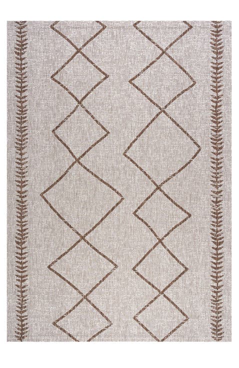 Derya  Diamond Trellis Indoor/Outdoor Area Rug