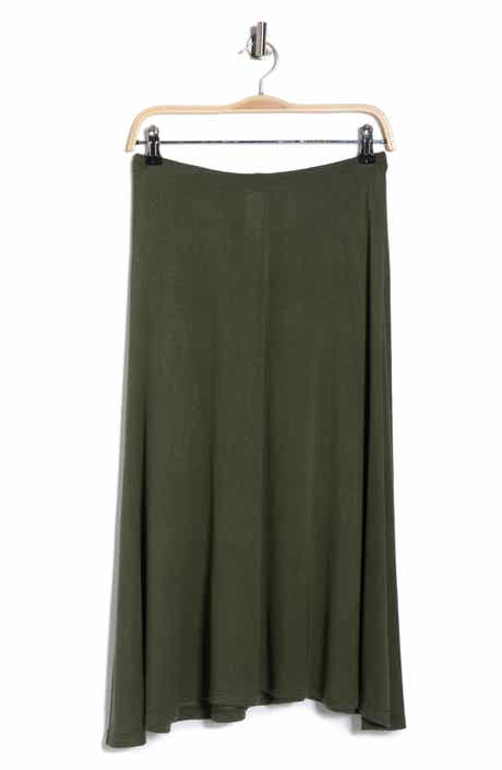 GO COUTURE Flared Midi Skirt