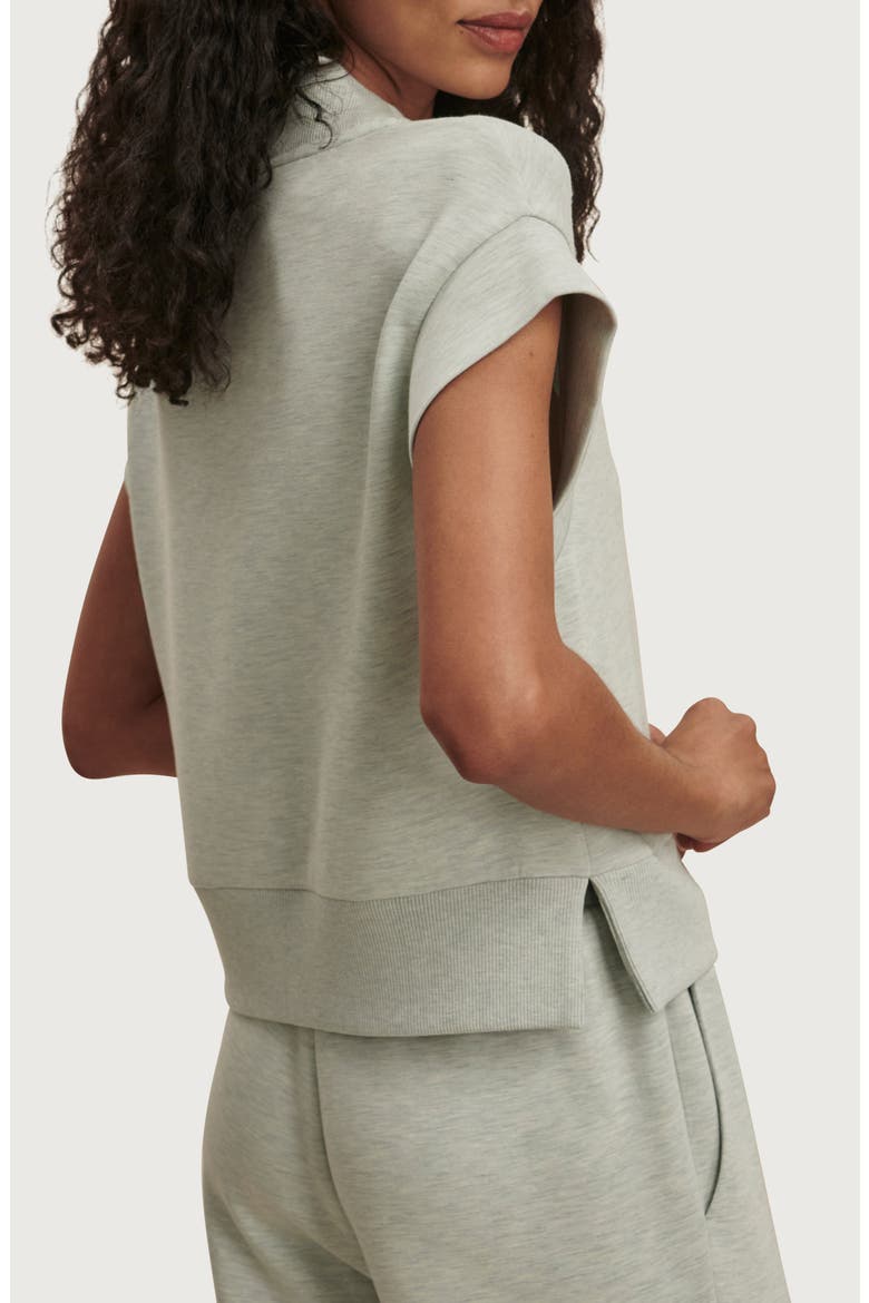 Gracee V-Neck Performance Tank, Alternate, color, MINT GREEN MARL