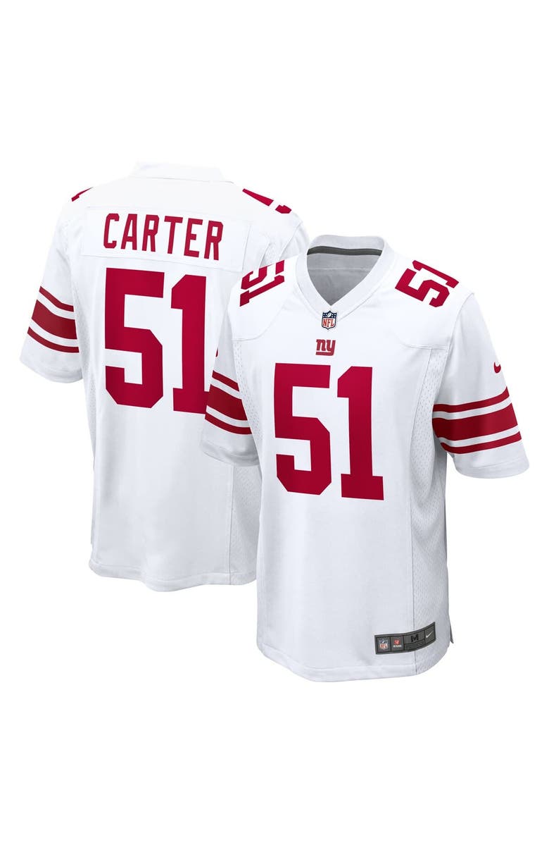 Nike Men's Nike Abdul Carter White New York Giants First Round Pick Game Jersey, Main, color, White
